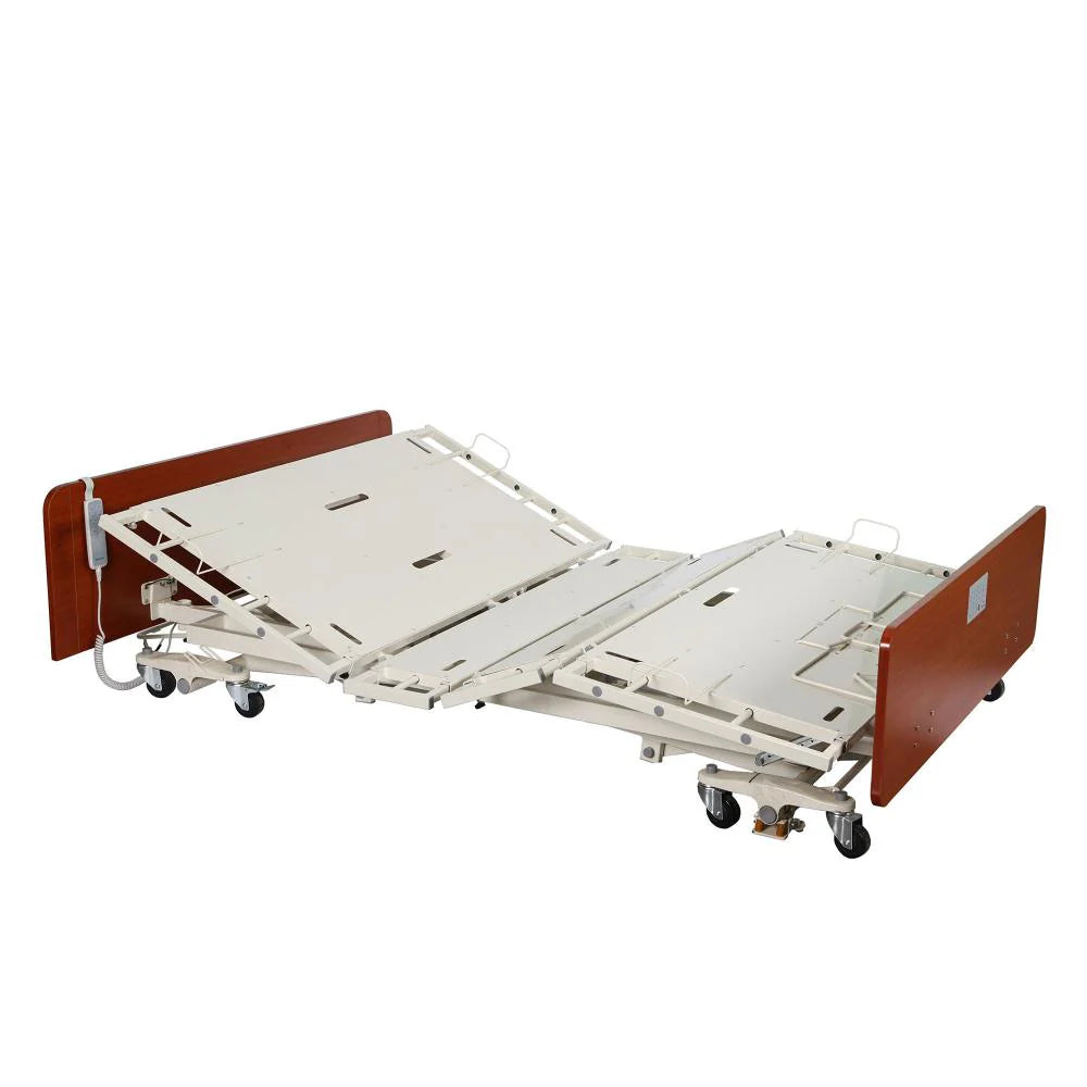 Heavy Duty Bariatric Width Convertible LTC Low Bed